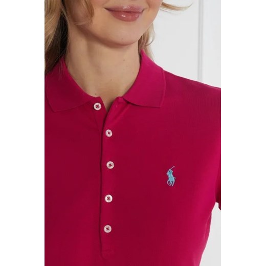 Bluzka damska Polo Ralph Lauren z elastanu z kołnierzykiem 
