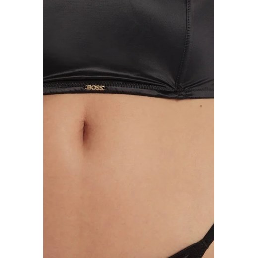 BOSS BLACK Satynowy gorset | Cropped Fit XL Gomez Fashion Store wyprzedaż