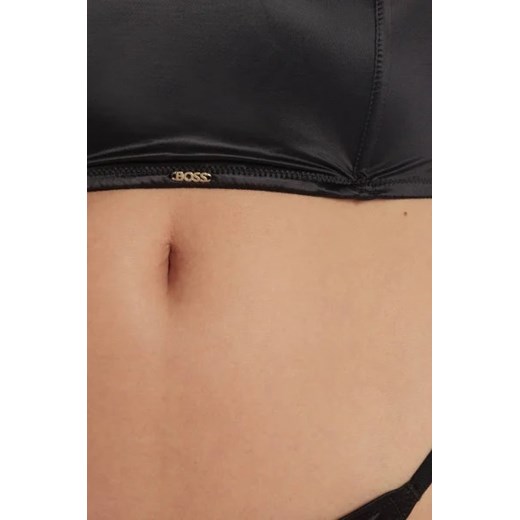 BOSS Satynowy gorset | Cropped Fit S Gomez Fashion Store
