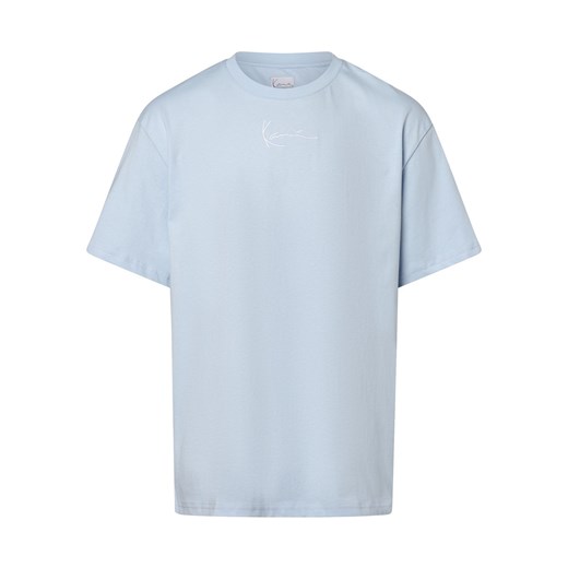 Karl Kani Koszulka męska Mężczyźni Bawełna jasnoniebieski jednolity ze sklepu vangraaf w kategorii T-shirty męskie - zdjęcie 168727851