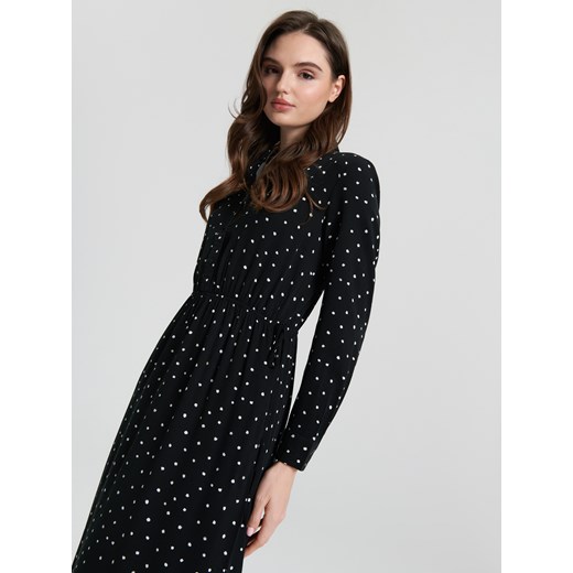 Sukienka Sinsay z wiskozy koszulowa 