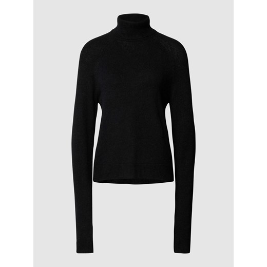 Sweter z dzianiny z golfem model ‘JULIANA’ Pieces M Peek&Cloppenburg okazyjna cena