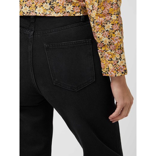 Jeansy o kroju straight fit z wysokim stanem z bawełny ekologicznej 36 promocja Peek&Cloppenburg 