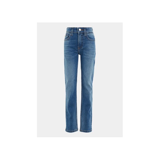 Calvin Klein Jeans Jeansy IB0IB01716 Niebieski Slim Fit ze sklepu MODIVO w kategorii Spodnie chłopięce - zdjęcie 168734270