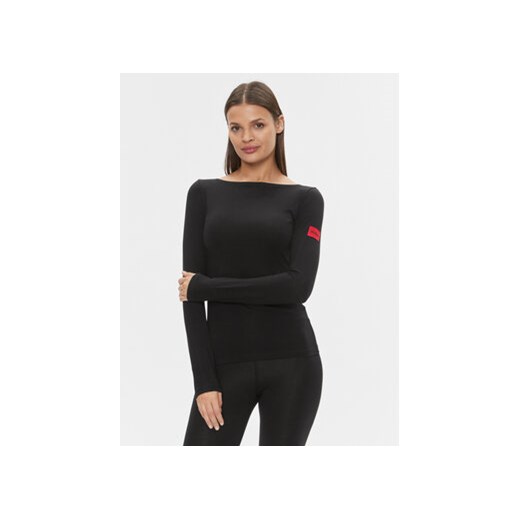 Hugo Bluzka Thermal 50486081 Czarny Slim Fit XL okazja MODIVO