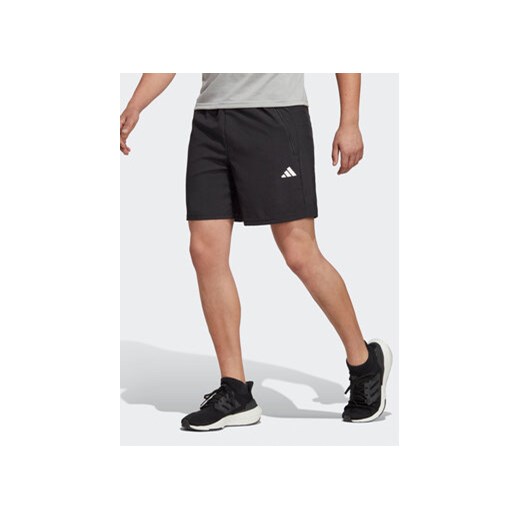 adidas Szorty sportowe Train Essentials Woven Training Shorts IC6976 Czarny Regular Fit ze sklepu MODIVO w kategorii Spodenki męskie - zdjęcie 168735190