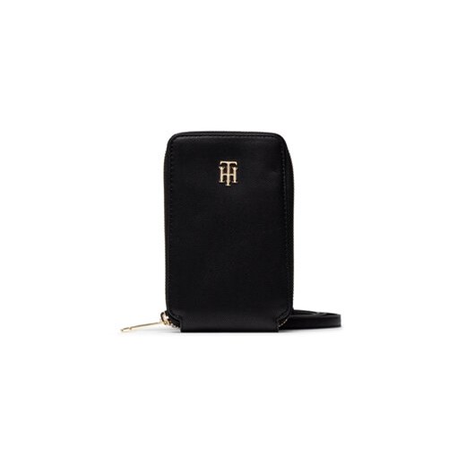 Tommy Hilfiger Etui na telefon Th Timeless Phone Wallet AW0AW13639 Czarny Tommy Hilfiger uniwersalny okazja MODIVO