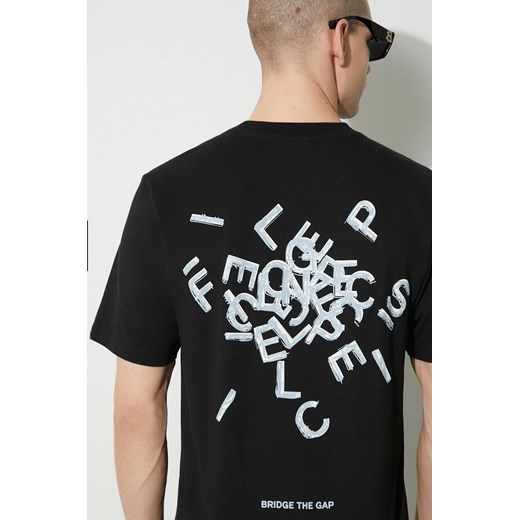 Filling Pieces t-shirt bawełniany męski kolor czarny z nadrukiem XXL ANSWEAR.com