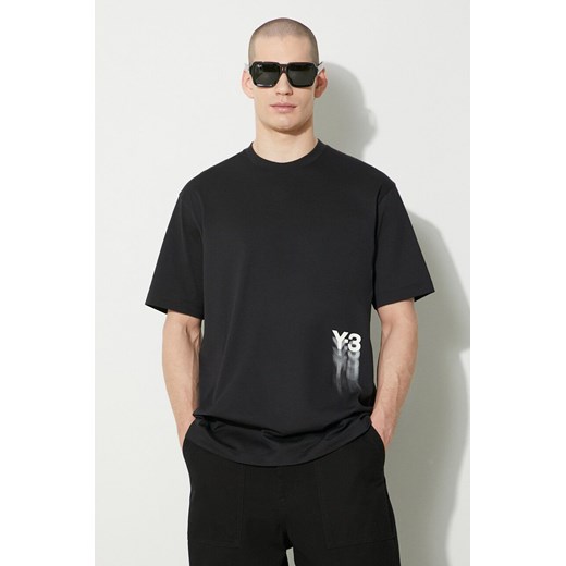 Y-3 t-shirt bawełniany Graphic Short Sleeve męski kolor czarny z nadrukiem IZ3124 ze sklepu PRM w kategorii T-shirty męskie - zdjęcie 168741490