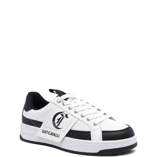 Just Cavalli Skórzane sneakersy FONDO AZULA DIS. 1 ze sklepu Gomez Fashion Store w kategorii Buty sportowe męskie - zdjęcie 168744602
