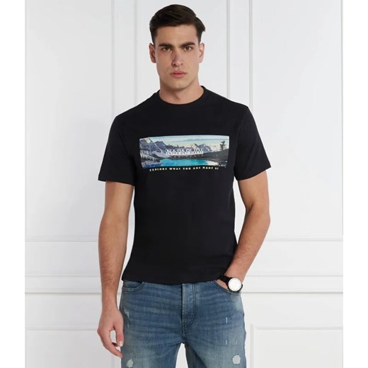 T-shirt męski Napapijri z krótkimi rękawami 