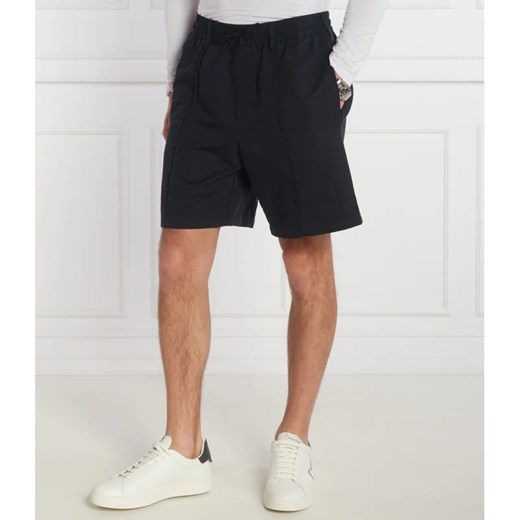 Emporio Armani Lniane szorty | Regular Fit Emporio Armani 46 Gomez Fashion Store
