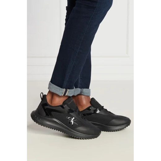Buty sportowe męskie Calvin Klein czarne z tworzywa sztucznego 