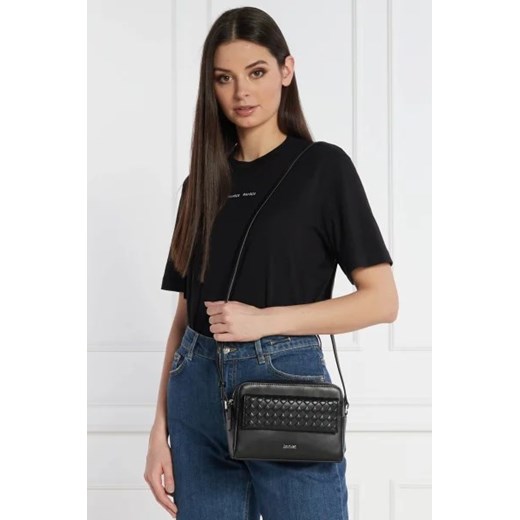 Calvin Klein listonoszka matowa elegancka ze skóry ekologicznej 