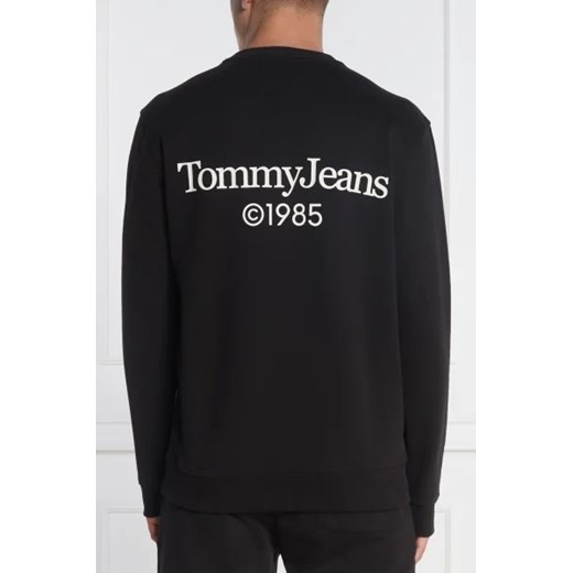 Bluza męska czarna Tommy Jeans bawełniana 