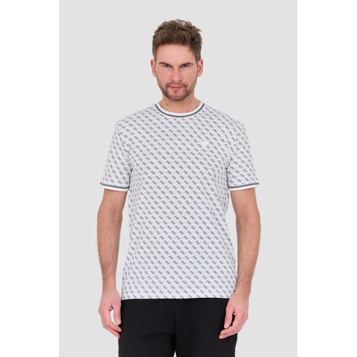 GUESS Biały t-shirt Marshall, Wybierz rozmiar XXL ze sklepu outfit.pl w kategorii T-shirty męskie - zdjęcie 168745374