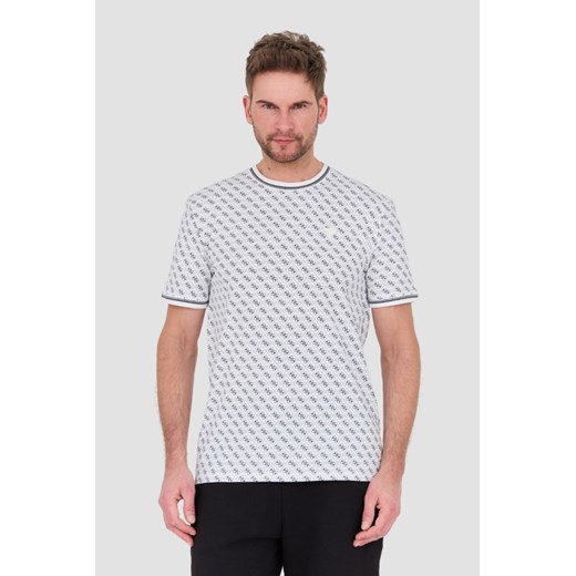 GUESS Biały t-shirt Marshall, Rozmiar XXL ze sklepu outfit.pl w kategorii T-shirty męskie - zdjęcie 168745374