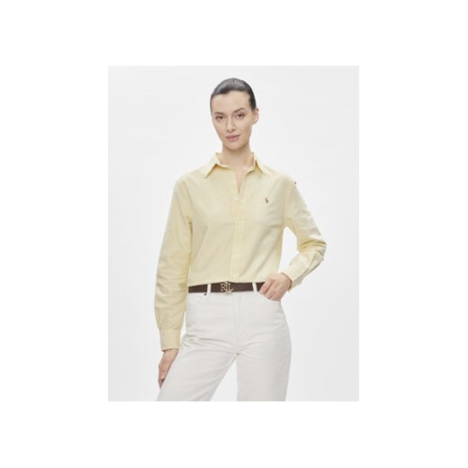 Polo Ralph Lauren Koszula Ls Rx Anw St 211932521006 Żółty Relaxed Fit ze sklepu MODIVO w kategorii Koszule damskie - zdjęcie 168746722