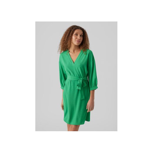 Vero Moda Sukienka codzienna Pye 10284134 Zielony Regular Fit ze sklepu MODIVO w kategorii Sukienki - zdjęcie 168747034