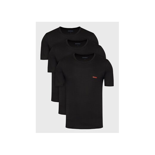 Hugo Komplet 3 t-shirtów Triplet 50480088 Czarny Regular Fit M okazja MODIVO