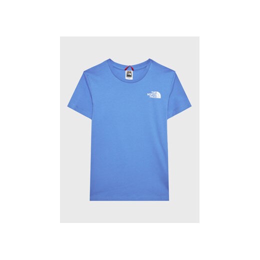 The North Face T-Shirt Simple Dome NF0A82EA Niebieski Regular Fit The North Face L wyprzedaż MODIVO