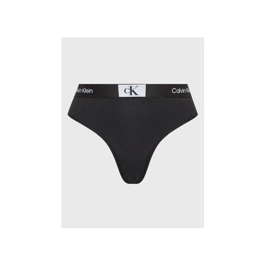 Calvin Klein Underwear Stringi 000QF7227E Czarny Calvin Klein Underwear XXL okazyjna cena MODIVO