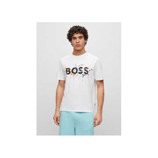 Boss T-Shirt 50491718 Biały Relaxed Fit ze sklepu MODIVO w kategorii T-shirty męskie - zdjęcie 168754471