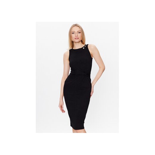Guess Sukienka dzianinowa Ernestine W3GK25 KBPF0 Czarny Slim Fit ze sklepu MODIVO w kategorii Sukienki - zdjęcie 168754720