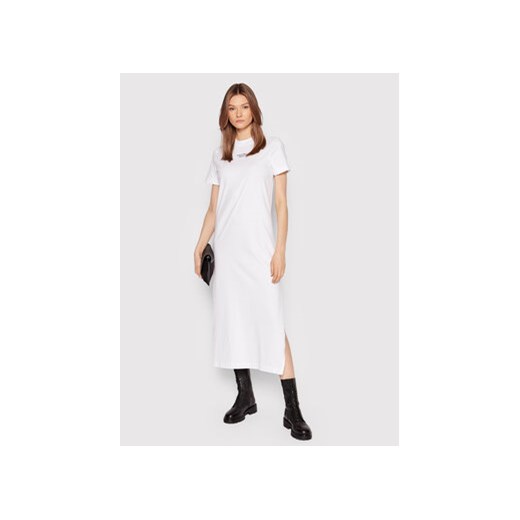 Calvin Klein Jeans Sukienka codzienna J20J218789 Biały Regular Fit ze sklepu MODIVO w kategorii Sukienki - zdjęcie 168754992