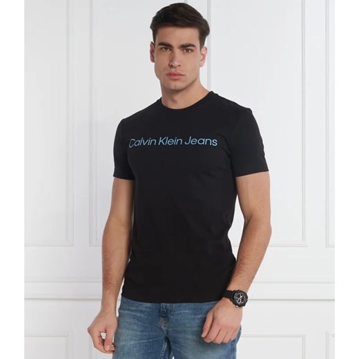 CALVIN KLEIN JEANS T-shirt INSTITUTIONAL LOGO | Slim Fit XL wyprzedaż Gomez Fashion Store