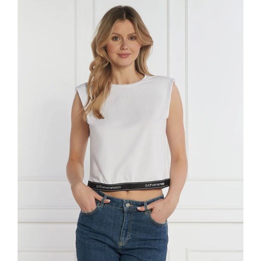 Bluzka damska Emporio Armani z elastanu