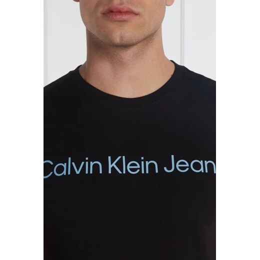 CALVIN KLEIN JEANS T-shirt INSTITUTIONAL LOGO | Slim Fit L wyprzedaż Gomez Fashion Store