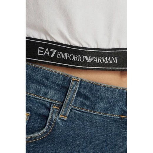 Bluzka damska Emporio Armani z elastanu