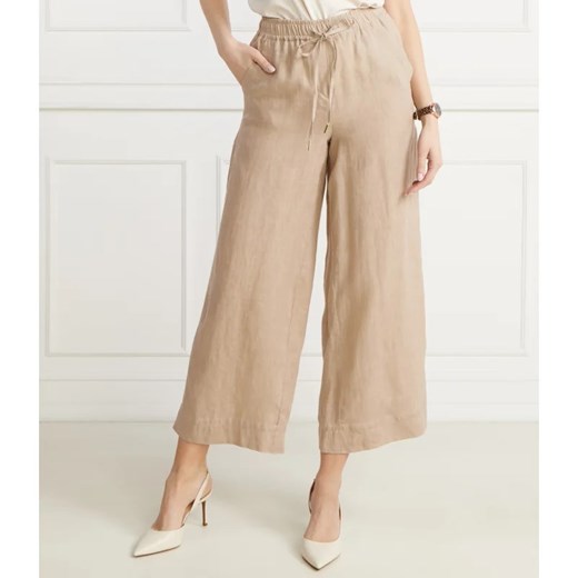 Marella SPORT Lniane spodnie | Loose fit ze sklepu Gomez Fashion Store w kategorii Spodnie damskie - zdjęcie 168755891