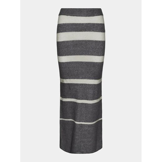 Pieces Spódnica ołówkowa 17143482 Szary Regular Fit Pieces XL wyprzedaż MODIVO