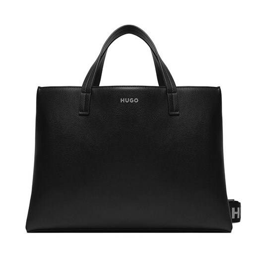 Torebka Hugo Bel 50490150 Black 001 ze sklepu eobuwie.pl w kategorii Torby Shopper bag - zdjęcie 168758041