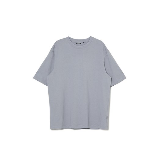Cropp - Szary t-shirt comfort - jasny szary ze sklepu Cropp w kategorii T-shirty męskie - zdjęcie 168758812
