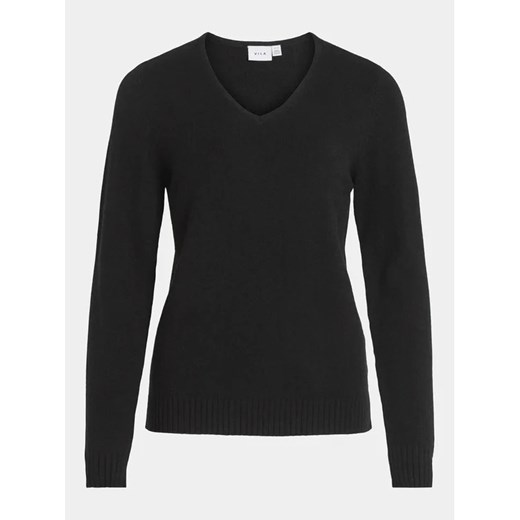 Sweter damski Vila czarny w serek