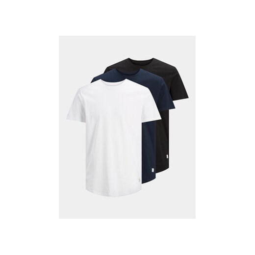 Jack&Jones Komplet 3 t-shirtów Noa 12191765 Biały Regular Fit ze sklepu MODIVO w kategorii T-shirty męskie - zdjęcie 168761752