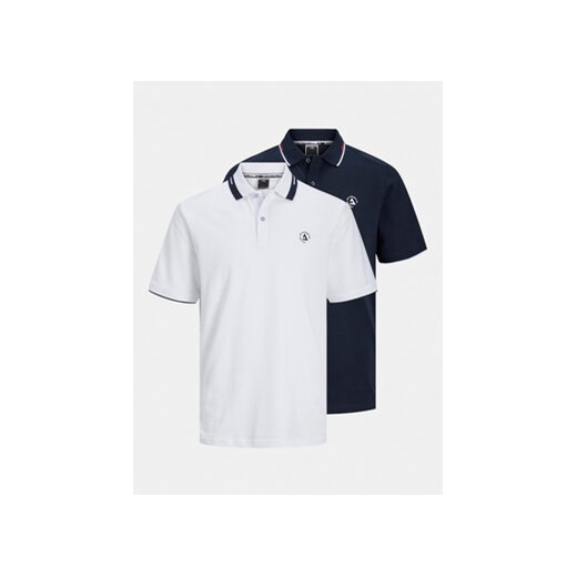 Jack&Jones Komplet 2 koszulek polo Hass 12261538 Kolorowy Standard Fit ze sklepu MODIVO w kategorii T-shirty męskie - zdjęcie 168761774