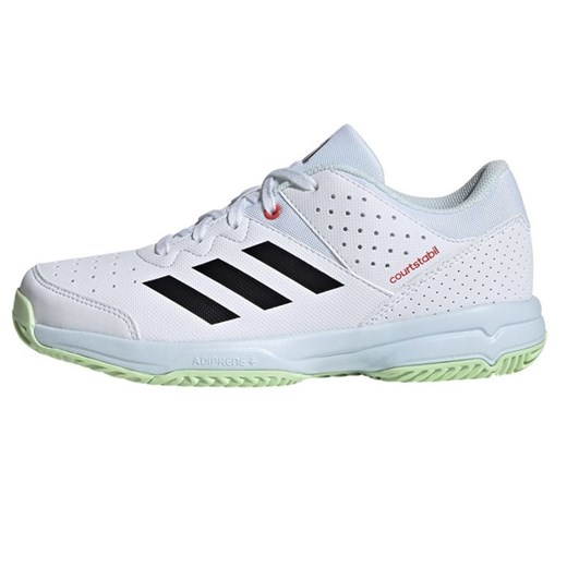 Buty do piłki ręcznej adidas Court Stabil Jr ID2462 białe ze sklepu ButyModne.pl w kategorii Buty sportowe dziecięce - zdjęcie 168765112