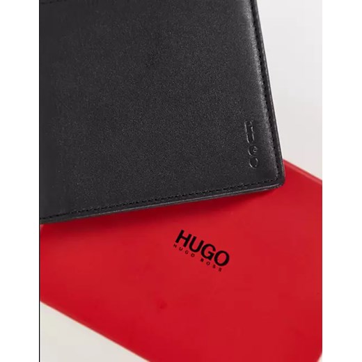 Czerwony portfel męski Hugo Boss 