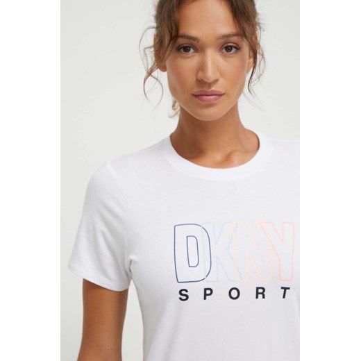 Dkny t-shirt damski kolor biały XL ANSWEAR.com