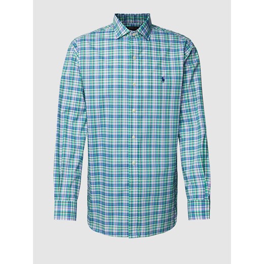 Koszula biznesowa o kroju custom fit ze wzorem w kratę ze sklepu Peek&Cloppenburg  w kategorii Koszule męskie - zdjęcie 168776284