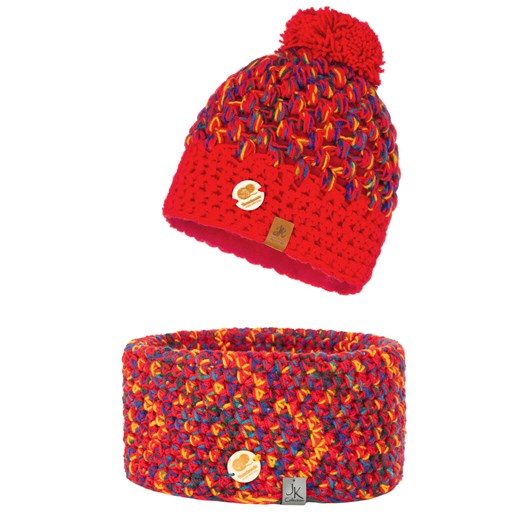 Zimowy komplet Damski handmade ze sklepu JK-Collection w kategorii Komplety czapka i szalik damskie - zdjęcie 168783372