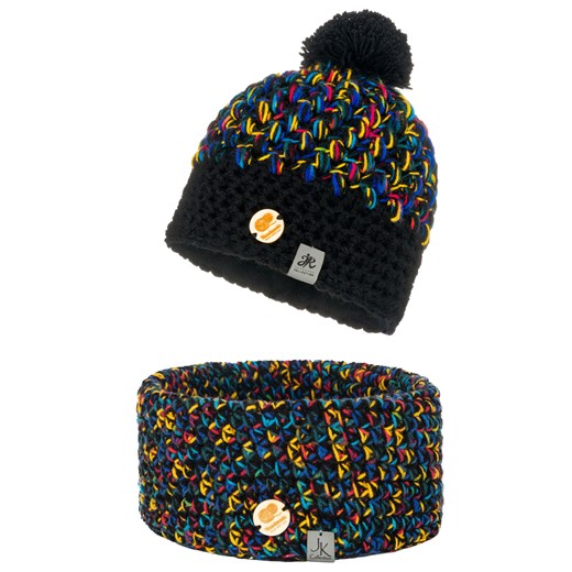 Zimowy komplet Damski handmade ze sklepu JK-Collection w kategorii Komplety czapka i szalik damskie - zdjęcie 168783590