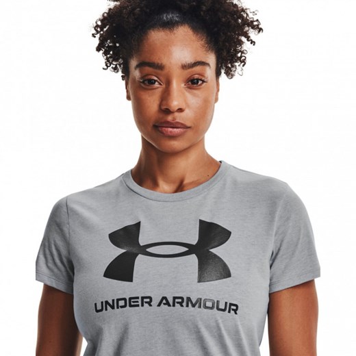 Damski t-shirt z nadrukiem UNDER ARMOUR Live Sportstyle Graphic SSC ze sklepu Sportstylestory.com w kategorii Bluzki damskie - zdjęcie 168785051