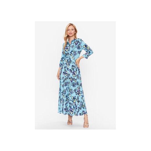 YAS Sukienka koszulowa Savanna 26022663 Niebieski Loose Fit ze sklepu MODIVO w kategorii Sukienki - zdjęcie 168787802