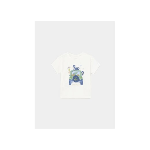 Mayoral T-Shirt 1021 Écru Regular Fit ze sklepu MODIVO w kategorii T-shirty chłopięce - zdjęcie 168787824