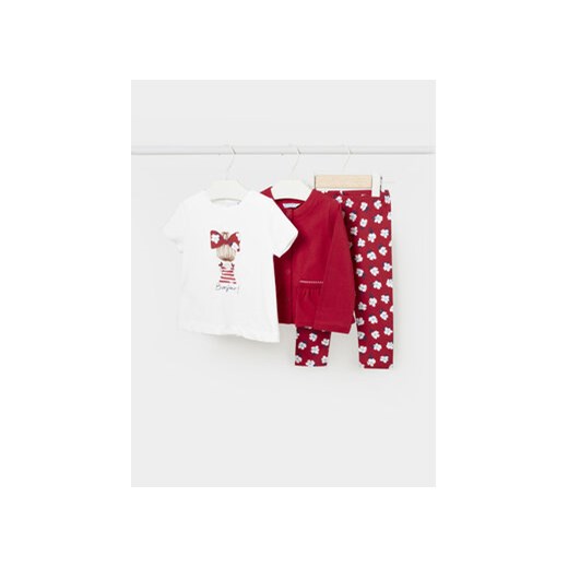 Mayoral Komplet dziecięcy 1733 Czerwony Regular Fit ze sklepu MODIVO w kategorii Komplety niemowlęce - zdjęcie 168787874
